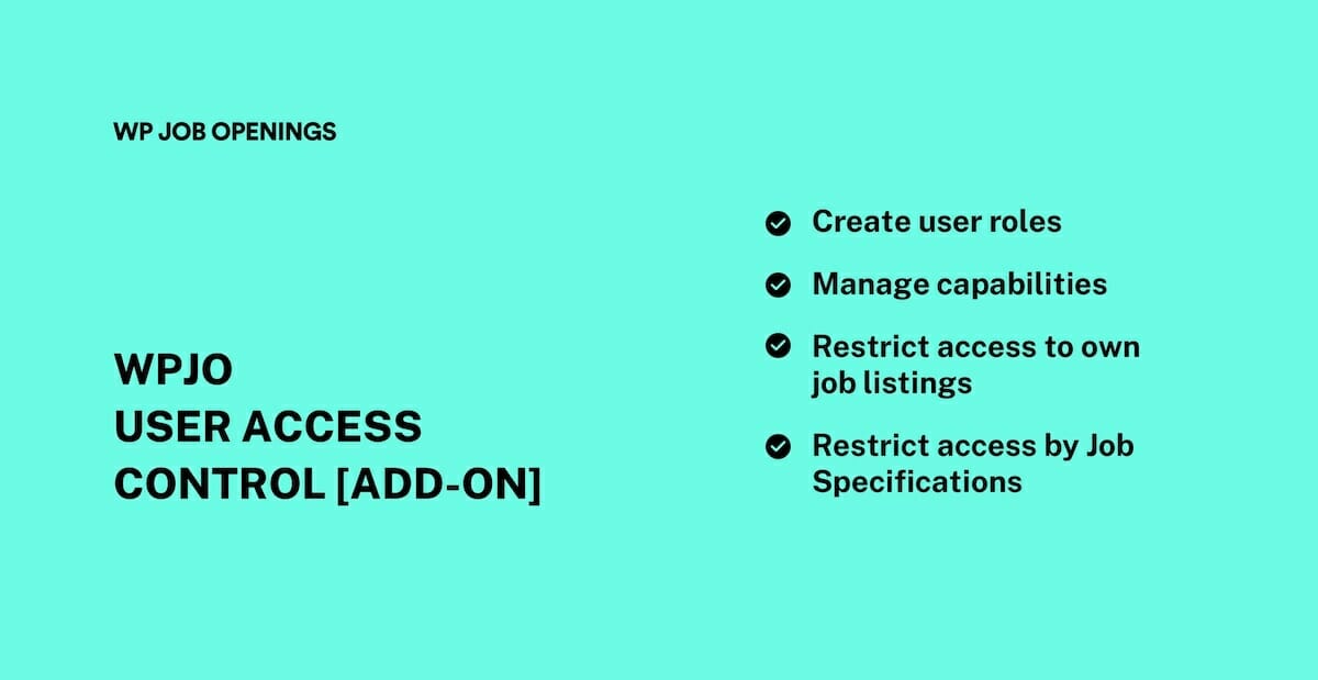User Access Control Ad - WP Job Openings